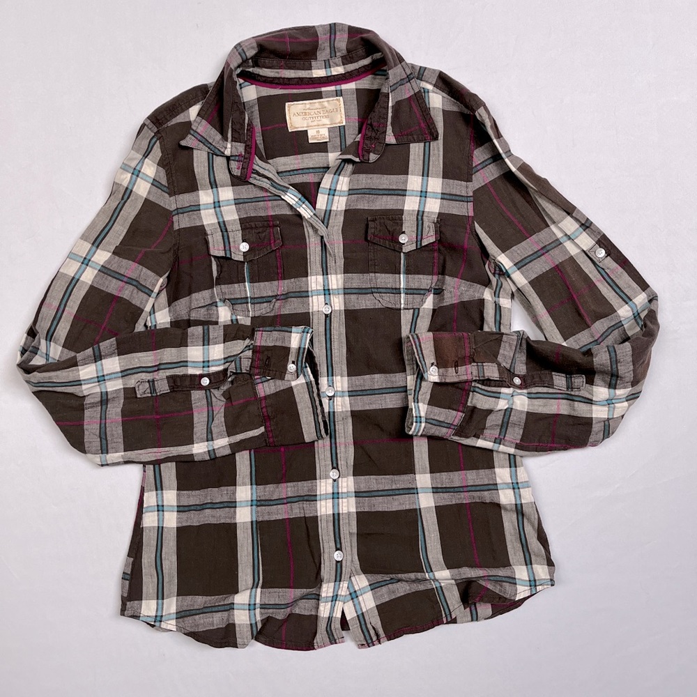 Vintage AEO button up shirt - Y2K
